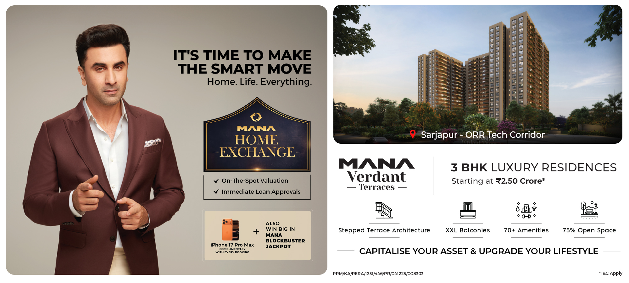 Mana Verdant Terraces – Premium 3 BHK Flats in Sarjapur ORR by Mana Projects